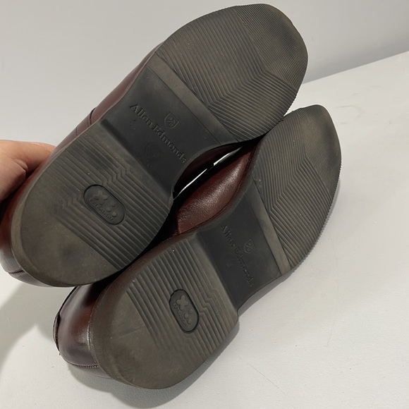 Allen Edmonds Lax Derby Oxford shoes size 10 D in chili color leather - Picture 13 of 16